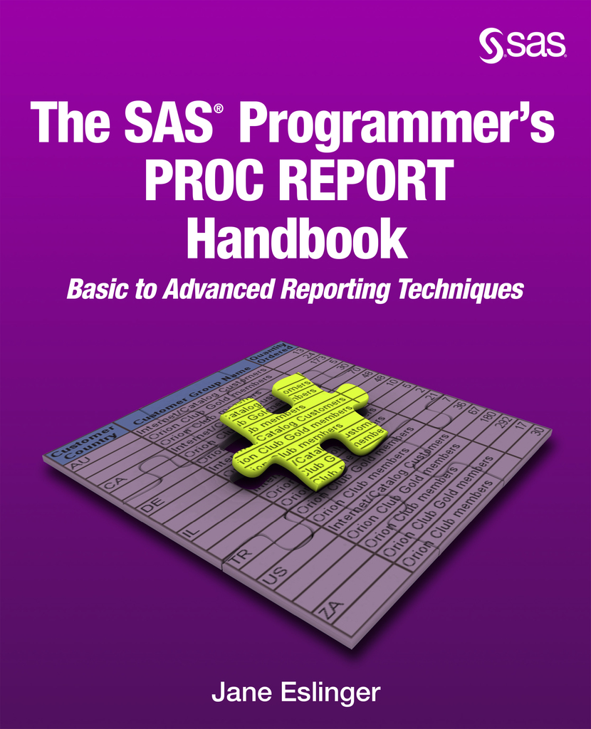 The SAS Programmer's PROC REPORT Handbook: Basic to Advanced Reporting ...