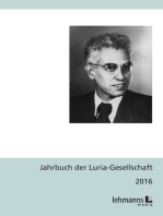 Jahrbuch der Luria-Gesellschaft 2016