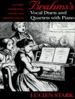 Brahms's Vocal Duets and Quartets with Piano: A Guide with Full Texts and Translations