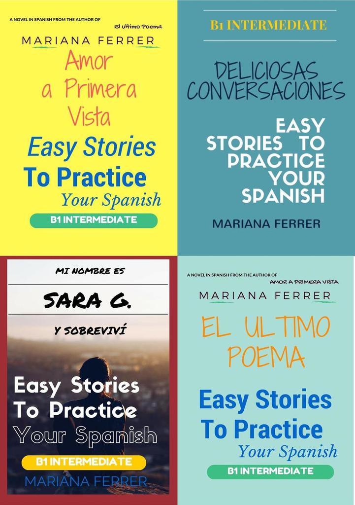 Lea Books In Spanish Easy Stories to Practice Your Spanish 4 Books Bundle, de Mariana Ferrer