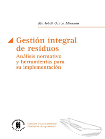 Gestión integral de residuos: Análisis normativo y herramientas para su implementación