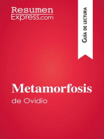 Metamorfosis de Ovidio (Guía de lectura): Resumen y análisis completo