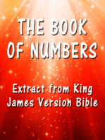 The Book of Numbers: Extract from King James Version Bible