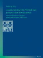 Anerkennung als Prinzip der praktischen Philosophie: Untersuchungen zu Hegels Jenaer Philosophie des Geistes