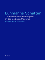 Luhmanns Schatten: Zur Funktion der Philosophie in der medialen Moderne