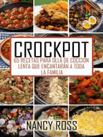 Crockpot: 65 recetas para olla de cocción lenta que encantarán a toda la familia