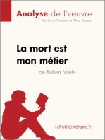 La mort est mon métier de Robert Merle (Analyse de l'oeuvre): Analyse complète et résumé détaillé de l'oeuvre