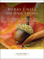 Today I Will Do One Thing: Daily Readings for Awareness and Hope