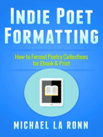 Indie Poet Formatting: Indie Poet Rock Star, #2