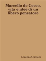 Marcello de Cecco, vita e idee di un libero pensatore