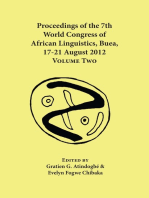 Proceedings of the 7th World Congress of African Linguistics, Buea, 17-21 August 2012: Volume 2
