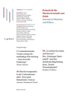 Unternehmerische Verantwortung für nachhaltige Entwicklung – eine sinnvolle Forderung?: „Zwischen Gewissen und Gewinn“: Die „Freiburger Denkschrift“ und ihre christliche Begründung einer „Sozial-Wirtschaftsethik“ Das Gewinnparadox in der Unternehmensethik