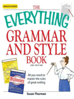 The Everything Grammar and Style Book: All you need to master the rules of great writing