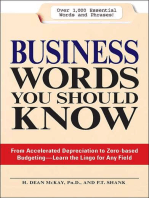 Business Words You Should Know: From accelerated Depreciation to Zero-based Budgeting - Learn the Lingo for Any Field