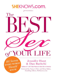 SheKnows com Presents The Best Sex of Your Life by Jennifer Hunt  