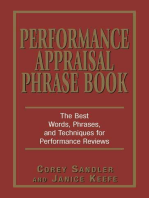 Performance Appraisal Phrase Book: The Best Words, Phrases, and Techniques for Performace Reviews