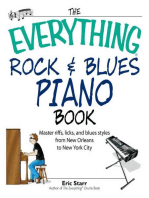 The Everything Rock & Blues Piano Book: Master Riffs, Licks, and Blues Styles from New Orleans to New York City