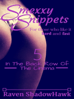 Smexxy Snippets: In The Back Row Of The Cinema