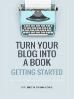 Turn Your Blog into a Book: Getting Started