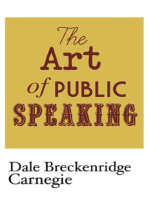 The Art of Public Speaking