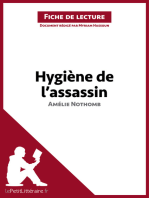 Hygiène de l'assassin d'Amélie Nothomb (Fiche de lecture): Analyse complète et résumé détaillé de l'oeuvre