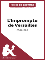 L'Impromptu de Versailles de Molière (Fiche de lecture): Résumé complet et analyse détaillée de l'oeuvre