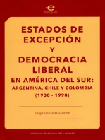 Estados de excepción y democracia liberal en América del Sur