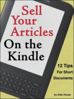 Sell Your Articles on the Kindle