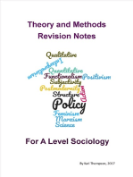 Theory Revision Notes for A Level Sociology