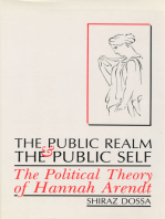 The Public Realm and the Public Self