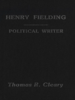Henry Fielding: A Political Writer