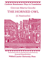 The Horned Owl: (L’Assiuolo)