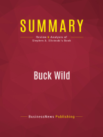 Summary: Buck Wild: Review and Analysis of Stephen A. Slivinski's Book