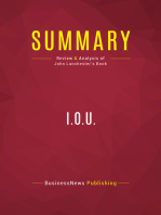 Summary: I.O.U.: Review and Analysis of John Lanchester's Book
