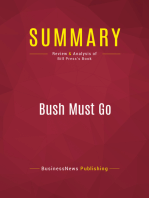 Summary: Bush Must Go: Review and Analysis of Bill Press's Book