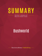 Summary: Bushworld: Review and Analysis of Maureen Dowd's Book