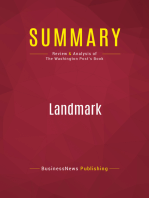 Summary: Landmark: Review and Analysis of The Washington Post's Book