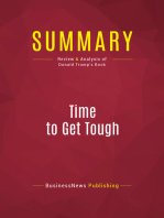 Summary: Time to Get Tough: Review and Analysis of Donald Trump's Book