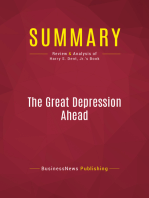 Summary: The Great Depression Ahead: Review and Analysis of Harry S. Dent, Jr.'s Book