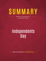 Summary: Independents Day: Review and Analysis of Lou Dobbs's Book