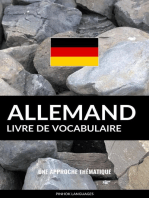 Livre de vocabulaire allemand: Une approche thématique