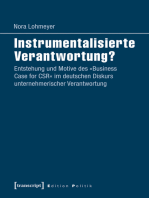 Instrumentalisierte Verantwortung?: Entstehung und Motive des »Business Case for CSR« im deutschen Diskurs unternehmerischer Verantwortung