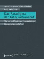 Das Paradigma der Interkulturalität: Themen und Positionen in europäischen Literaturwissenschaften