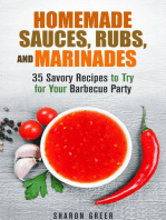 Homemade Sauces, Rubs, and Marinades: 35 Savory Recipes to Try for Your Barbecue Party: Grill & Condiments