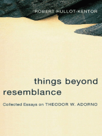 Things Beyond Resemblance: Collected Essays on Theodor W. Adorno