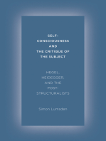 Self-Consciousness and the Critique of the Subject: Hegel, Heidegger, and the Poststructuralists