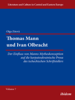 Thomas Mann und Ivan Olbracht [German-language Edition]: Der Einfluss von Manns Mythoskonzeption auf die karpatoukrainische Prosa des tschechischen Schriftstellers