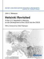 Helsinki Revisited: A Key U.S. Negotiator's Memoirs on the Development of the CSCE into the OSCE