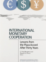International Monetary Cooperation: Lessons from the Plaza Accord after Thirty Years