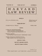 Harvard Law Review: Volume 130, Number 4 - February 2017